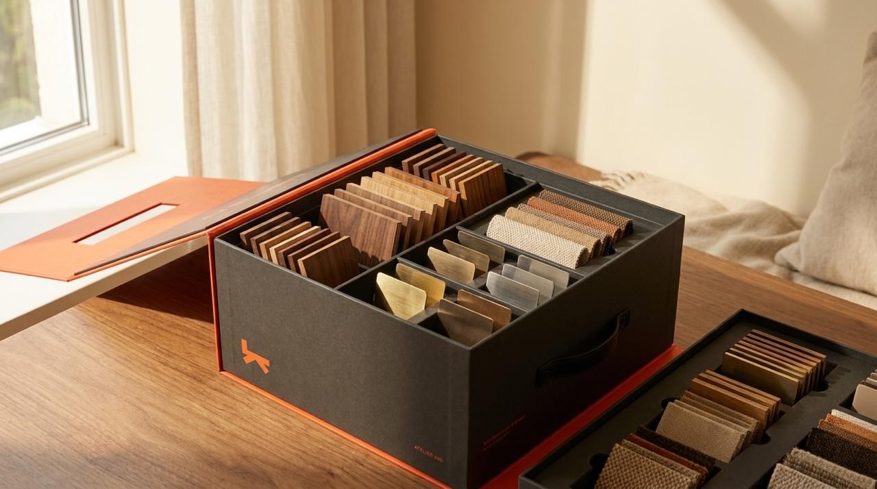 Atelier material sample box